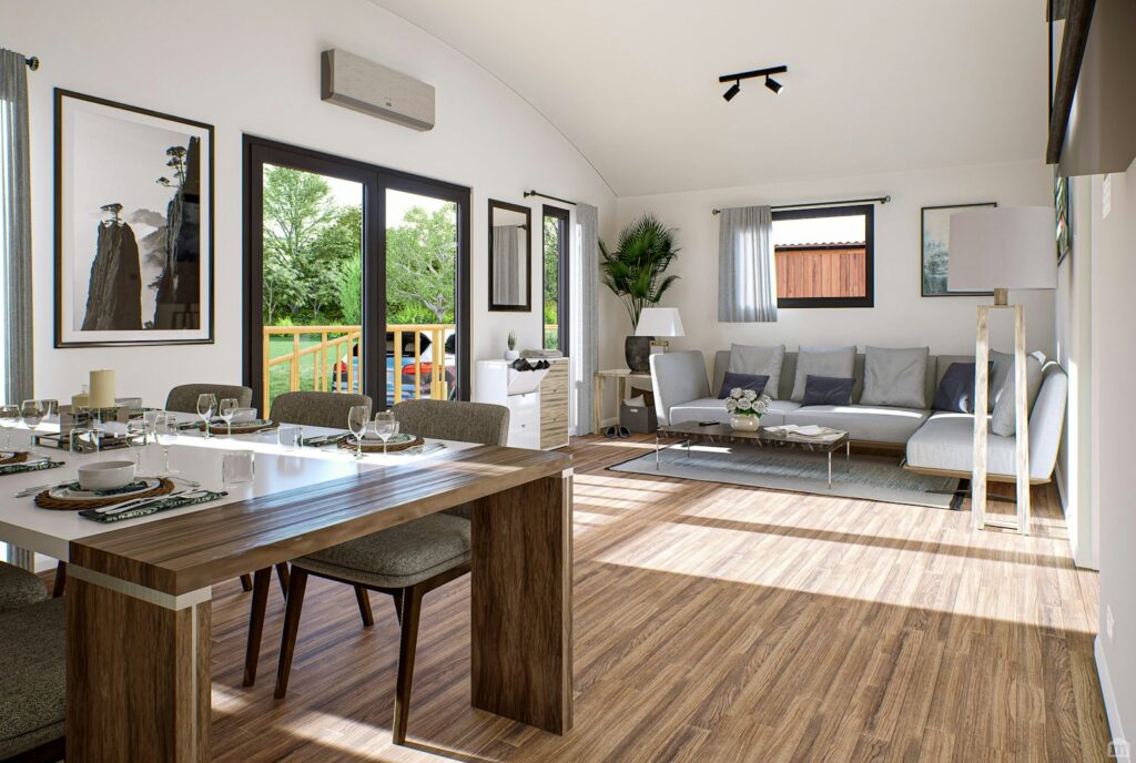 A bright, welcoming living room